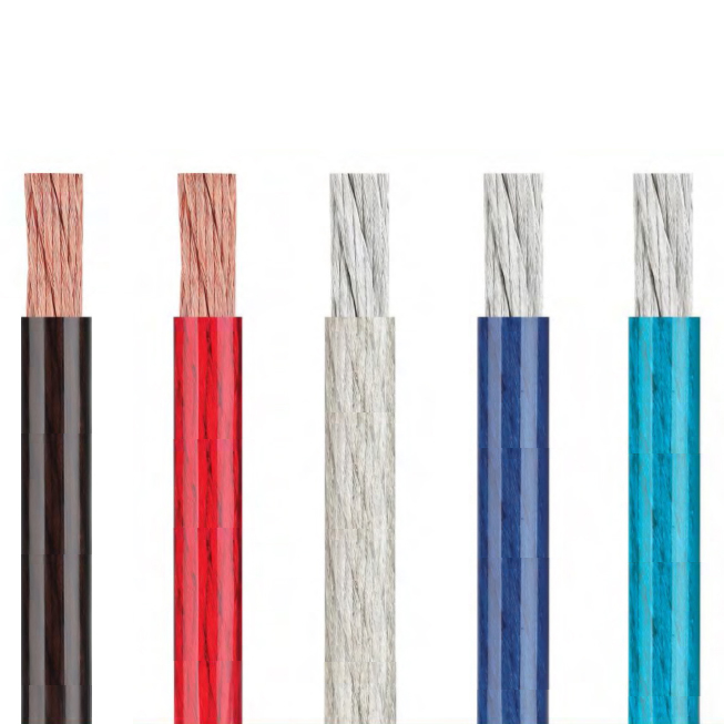 The specific installation requirements or considerations when using clear power cables